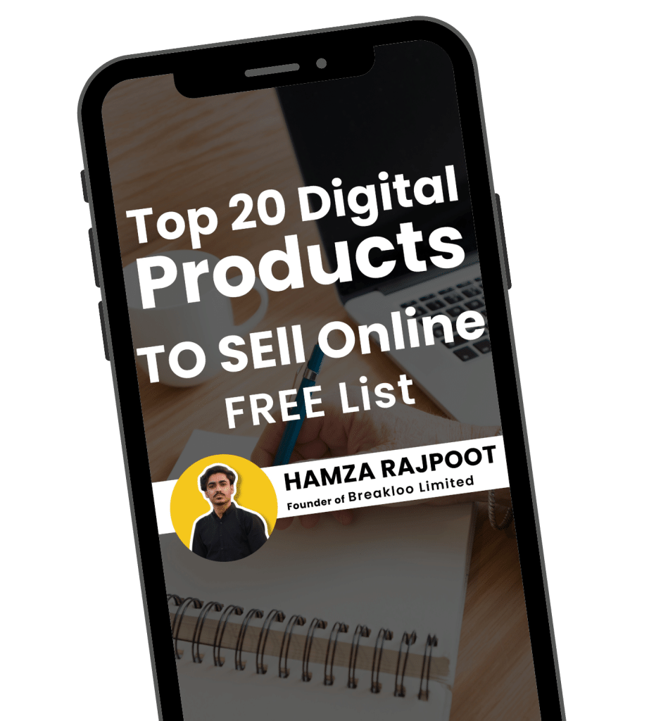 Top 20 Digital Products TO SEll Online Hamza Rajpoot "digital marketing agency" "best website development company"